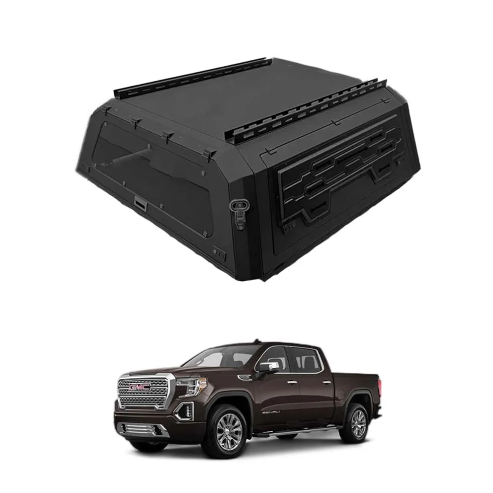 Hard Truck Bed Toppers for Ford F150 RAM 1500  GMC Aluminum Canopies Waterproof Anti-rusted Tonneau Cover External Accessories