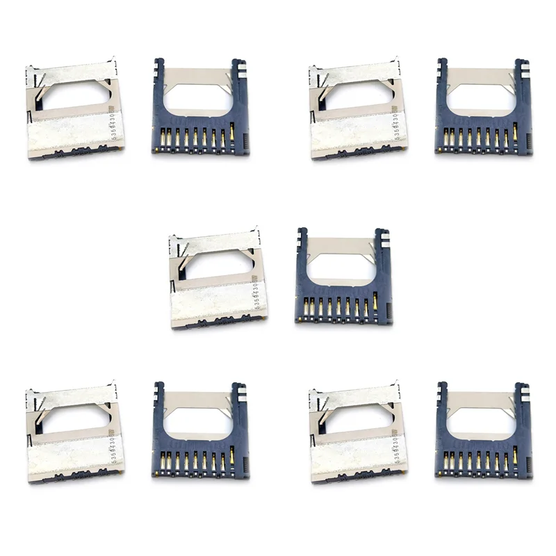 

CEA 5Pcs New Camera Card Slot For Canon450d 500D 550D 600D 60D 1000D 1100D SD Card Socket Holder Slot