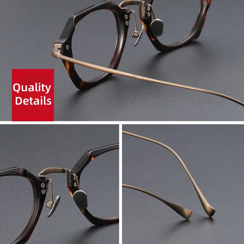 DIEDIESEE's New Ultra Light Sheet Polygonal Small Frame Prescription Glasses Frame For Myopia And Hhyperopia Model 81307