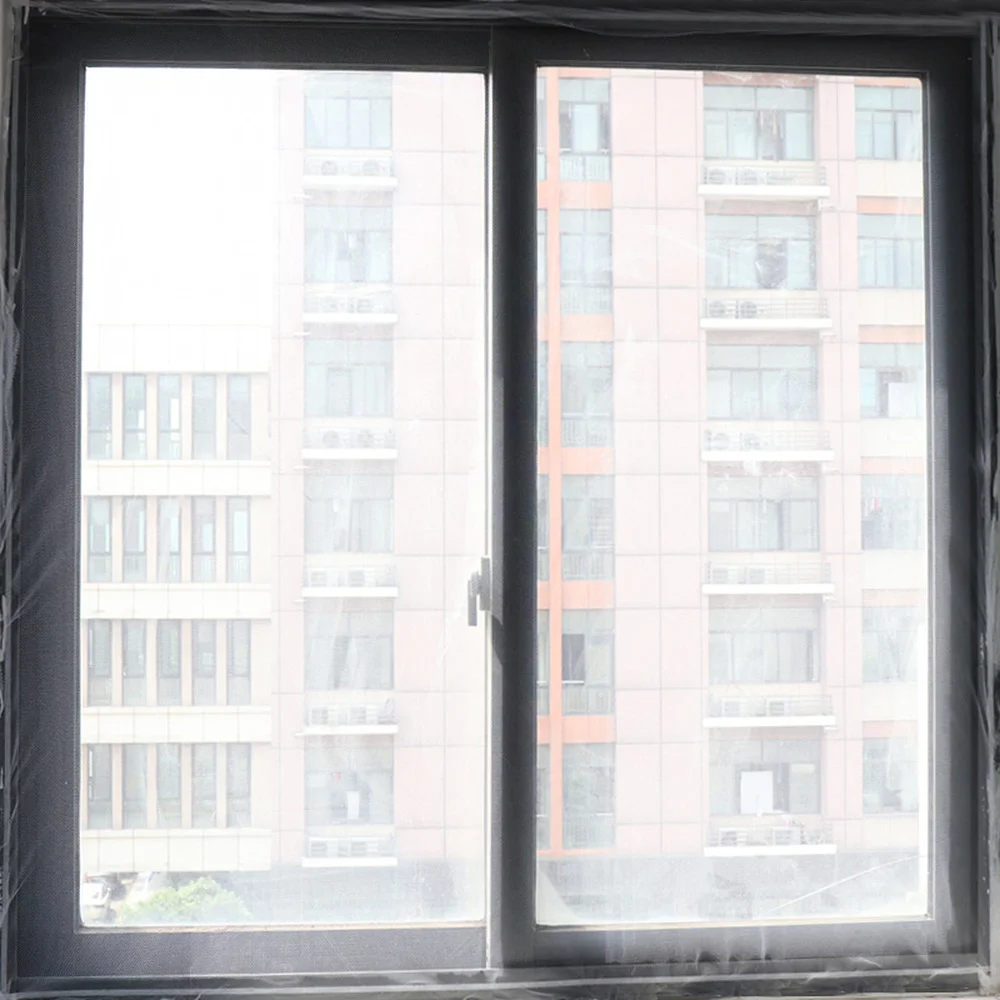 New Indoor Insect Fly Mosquito Window Screen Self-adhesive Simple Invisible Home Mosquito Repellent Kitchen Home Curtains