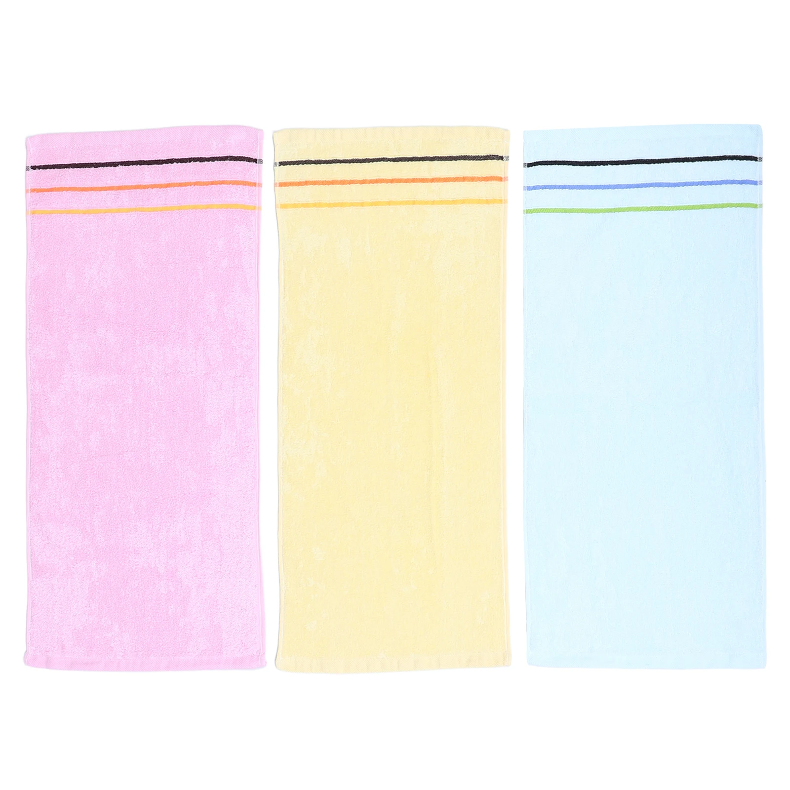 

3Pcs Luxury Cotton Jacquard Towel Set Washcloths Highly Absorbent for Daily Use Soft Skin Safe Fabric