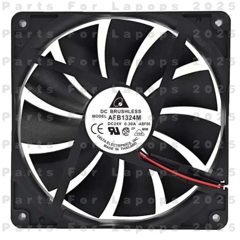 

j For Delta AFB1324M 24V 0.35A 13.5CM New Inverter Silent Cooling Fan 1PCS 135×135×25mm