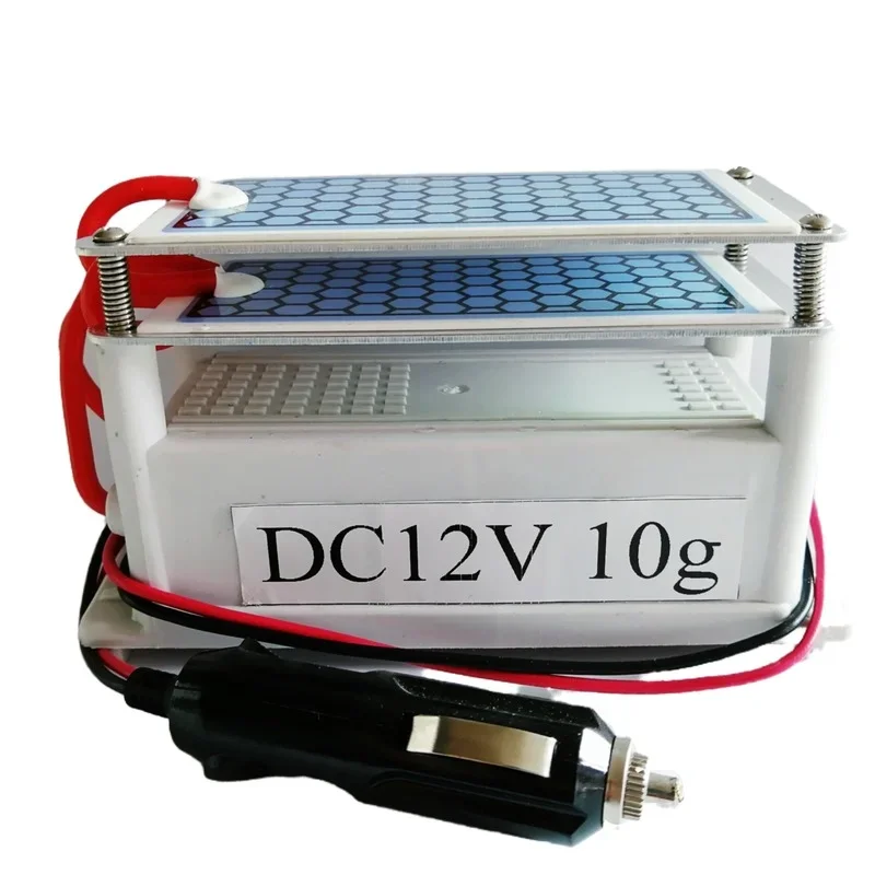 12v 10g Car Ozone Generator Air Sterilizer Air Purifier Purification Fruit Vegetables Water Food Preparation Ozonator Ionizator