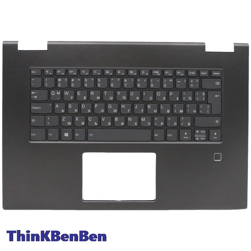 

BG Bulgaria Keyboard Iron Gray Upper Case Palmrest Shell Cover For Lenovo Yoga 730 15IKB 15IWL Laptop 5CB0T04907