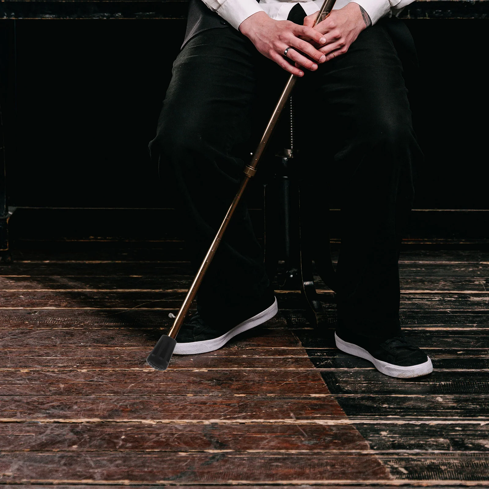 

10Pcs Premium Rubber Hiking Pole Tips Replacement Anti-Slip Walking Stick Covers Trekking Pole Protector Crutch Foot Cover