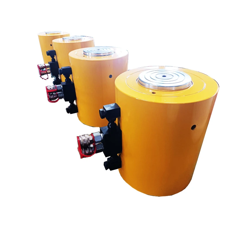 

Double acting hydraulic jack 320 tons electric high pressure jacking, double oil separate jack