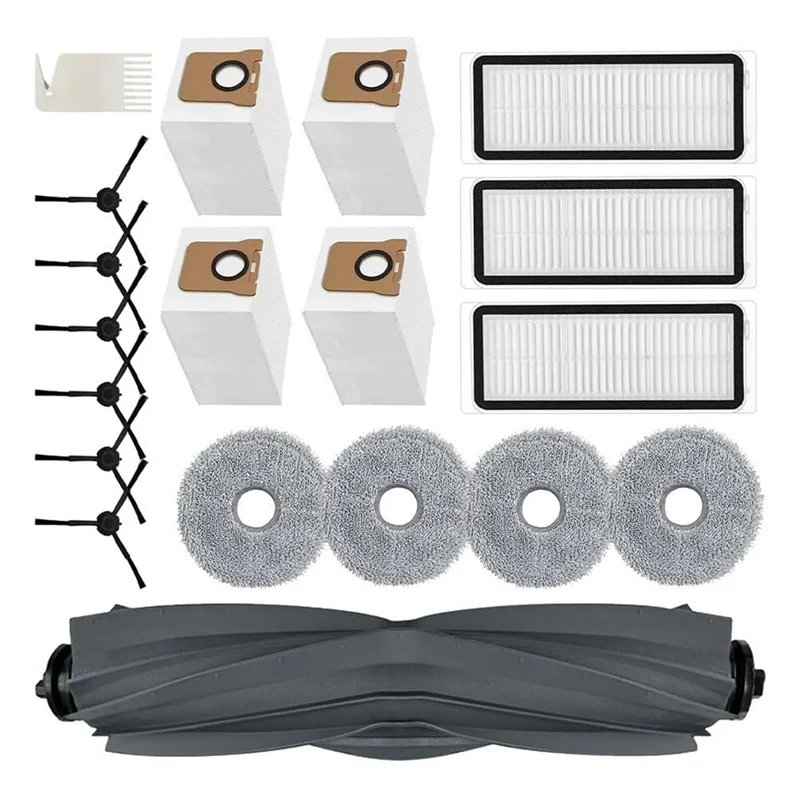 

【НОВИНКА】Для робота-пылесосов Dreame L20 Ultra, основная боковая щетка, фильтр Hepa, швабра, тканевые мешки для пыли, сменные аксессуары