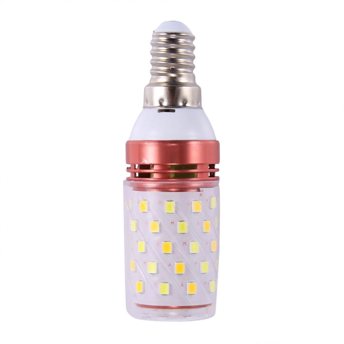 โคมไฟข้าวโพด LED แบบ SMD อุณหภูมิแบบบูรณาการ3สี E14 AC85V - 265V สีขาวอบอุ่นพลังงานแสง LED ขนาดเล็กการอนุรักษ์พลังงาน