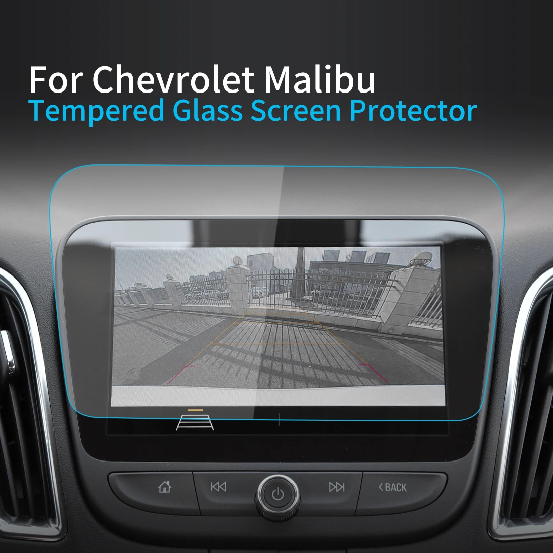 For Chevrolet Malibu 2023 Screen Protector Tempered Glass Protective Film Carplay Panel Media Video Car Auto Interior Accessory