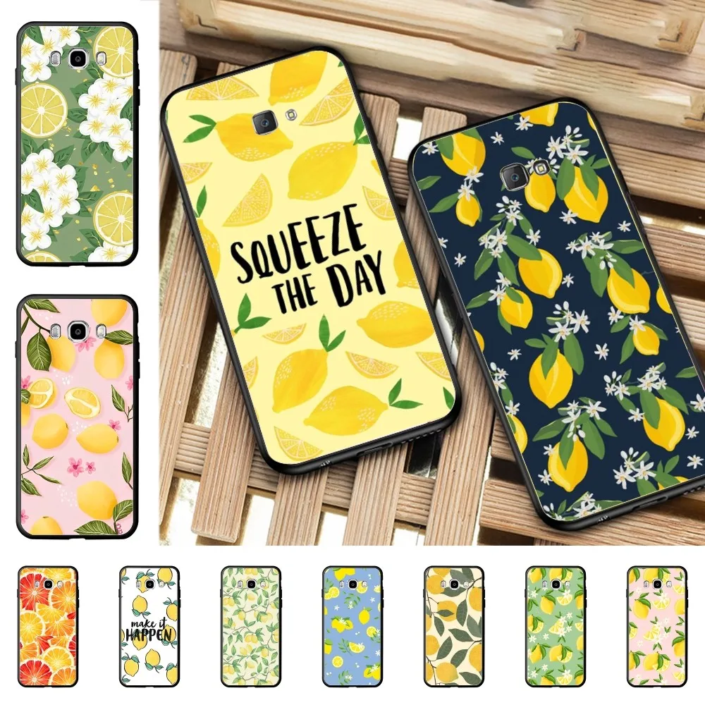 Fruit lemon Phone Case For Samsung J 7 plus 7core J7 neo J6 plus prime J6 J4 J5 Mobile Cover