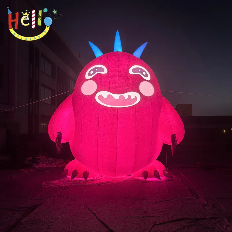 Giant Purple Inflatable Plush Mascot Costume Custom Animal Monster Character for Parade Event Promotion