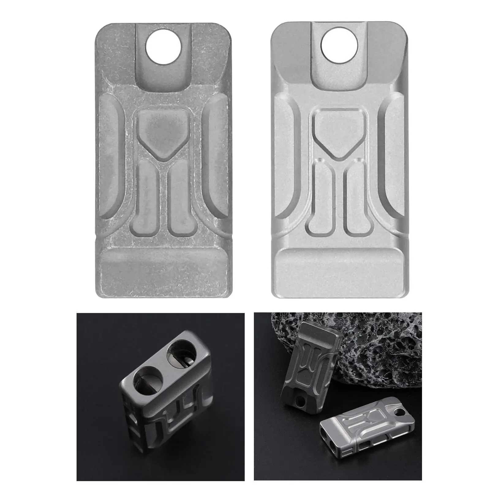 Noodfluit dubbele buizen 120dB Handig, multifunctioneel, draagbaar