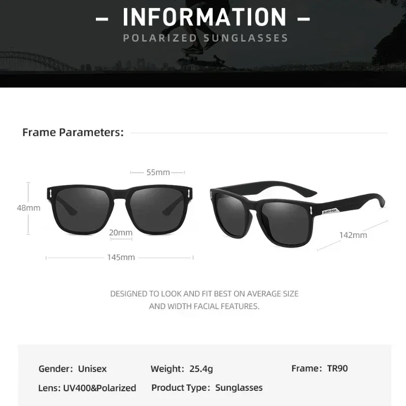 Men's Polarized Sunglasses for Men, UV400 Sun Glasses, UV400 Sun Glasses