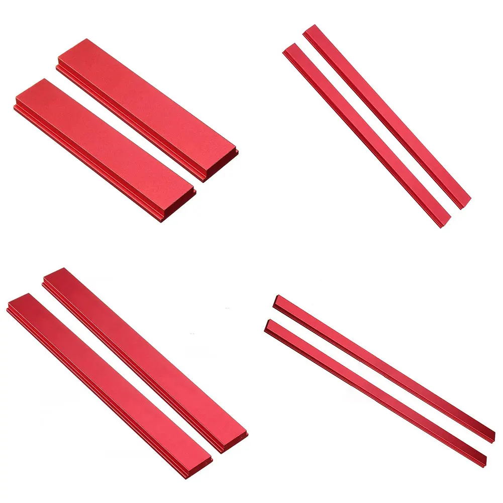 컴팩트한 T-트랙 알루미늄 합금 슬라이더 목공 프로젝트 마이터 톱용 컴팩트 디자인 목공용 알루미늄 트랙 슬라이더