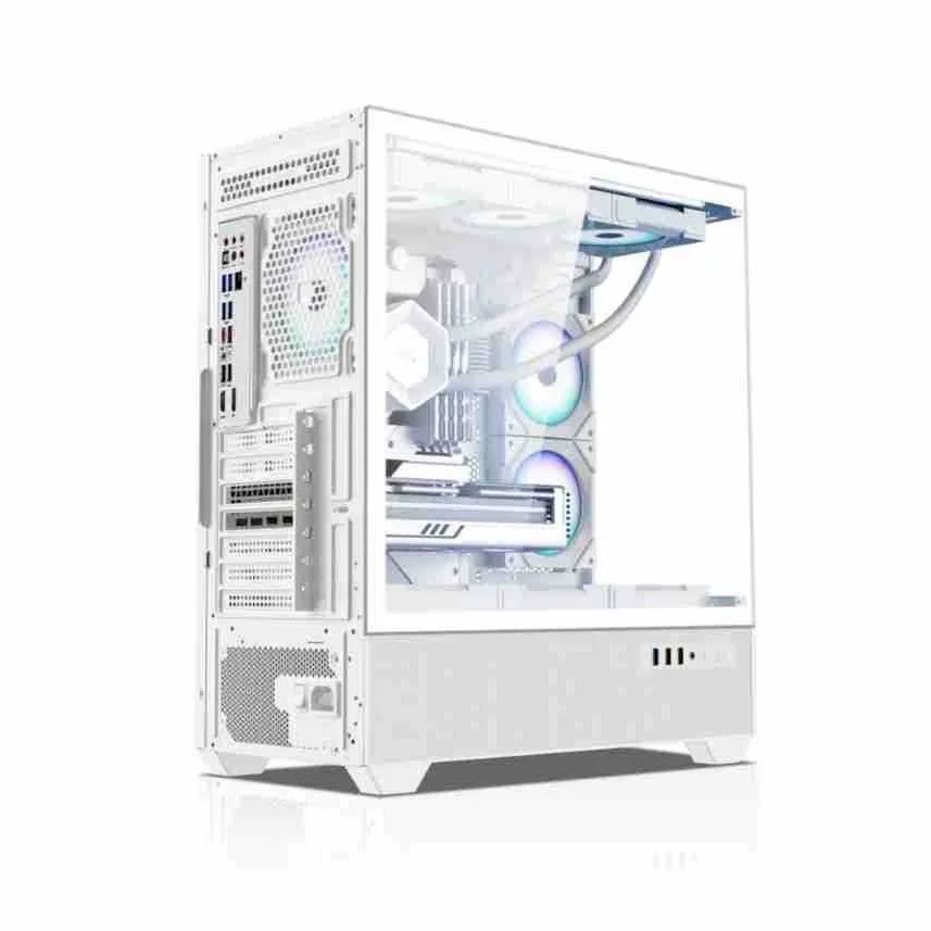 

2025 hot saleCross-border game without columns, glass side transparent 360 water-cooled full transparent sea view room, host cha