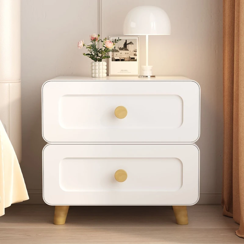 

Minimalist style mini bedside shelf modern household small combination storage bedroom bedside storage