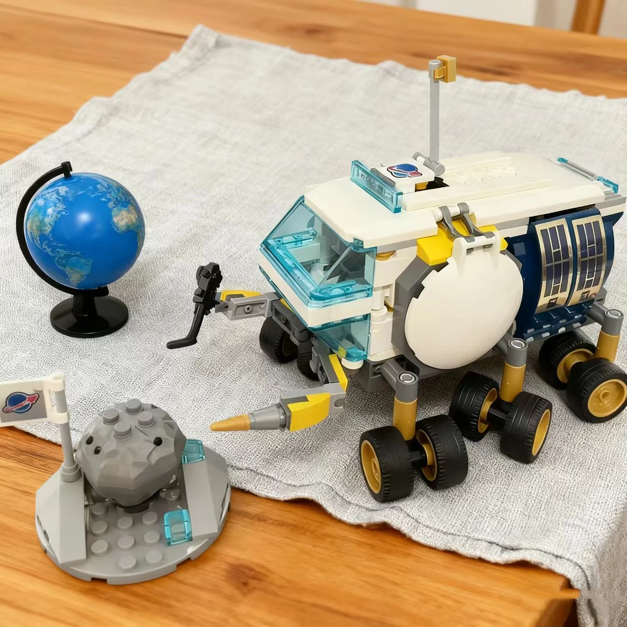 

Совместимые наборы брендов MOC, городская серия, строительные блоки, космический корабль, лунный ровер, автомобиль, исследователь, детские игрушки, подарок