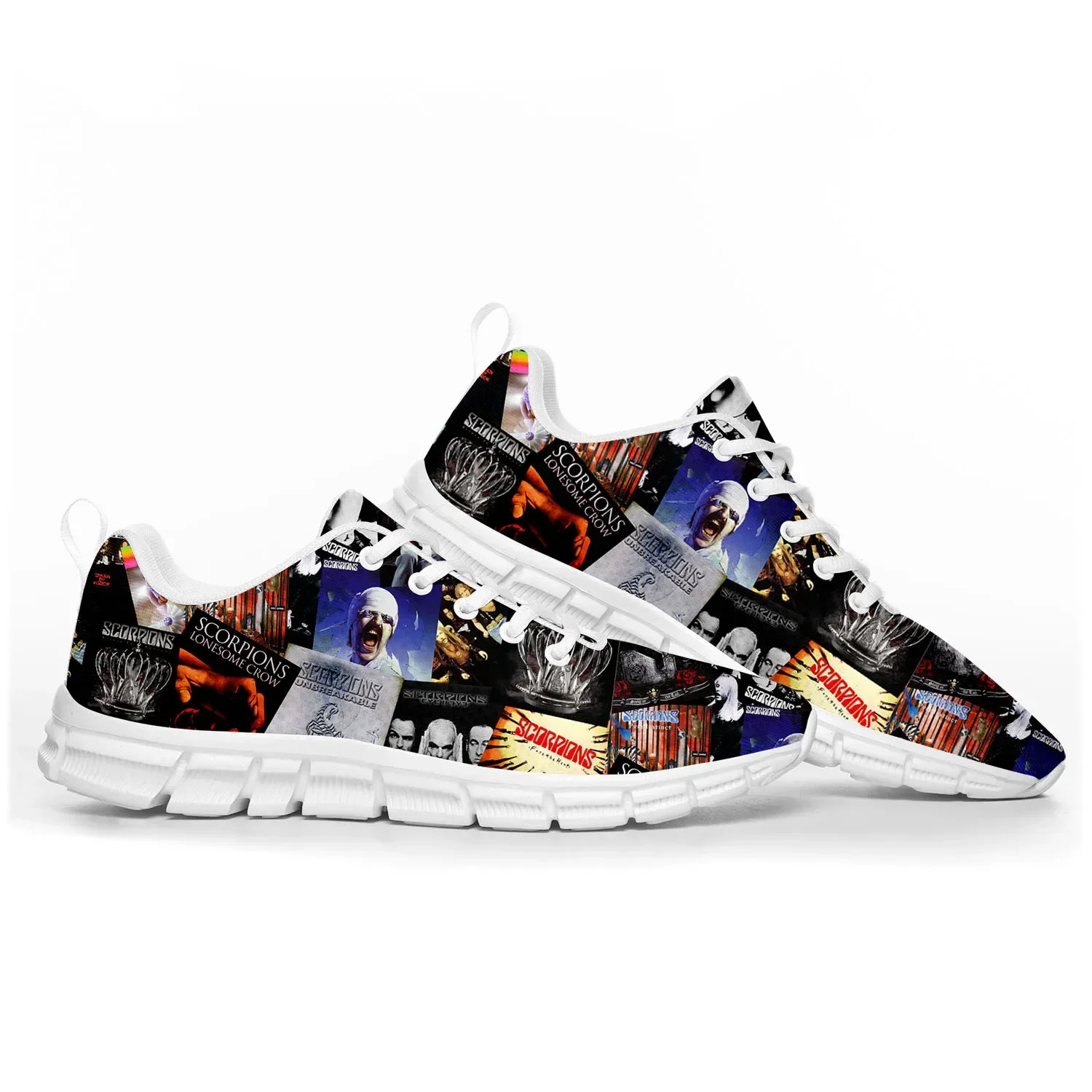 Scorpions Metal Rock Band Pop Sports Shoes Mens Womens Teenager Sneakers Casual Custom High Quality Couple Shoes