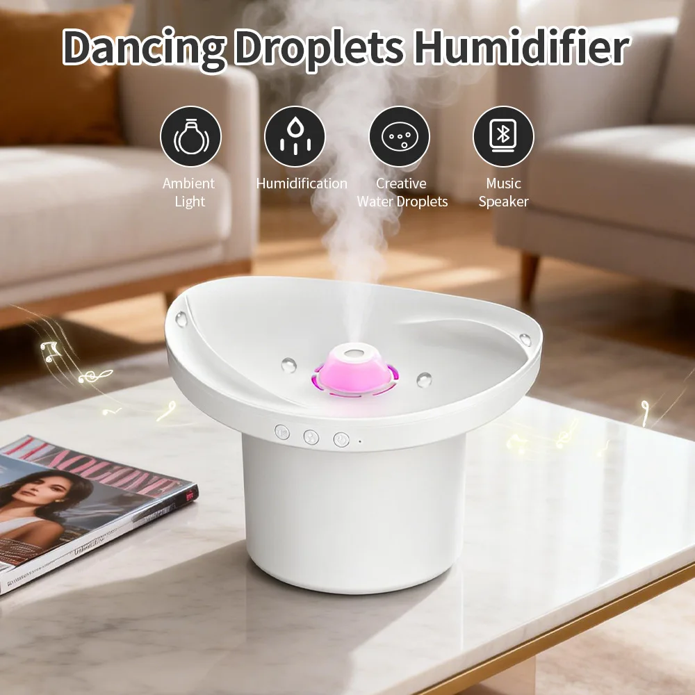 High-efficiency anti-dew water-repellent air purifier, household desktop diffuser, bedroom humidifier, small-sized