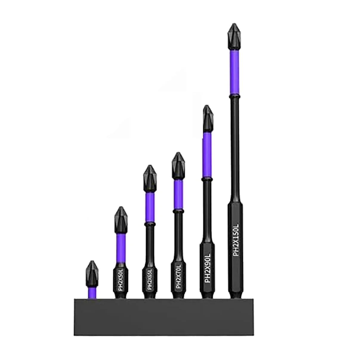 High Hardness and Strong Magnetic Bit, 6Pcs Anti-Slip and Shock-Proof Bits with Screwdriver Bits, Magnetic Bit KitB84B