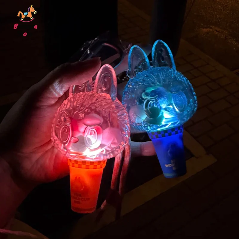 

New Officiall Pop Mart Labubu The Monsters Fifa World Cup Series Mini Pendant Light Blind Box Collectible Bag Pendant In Stock