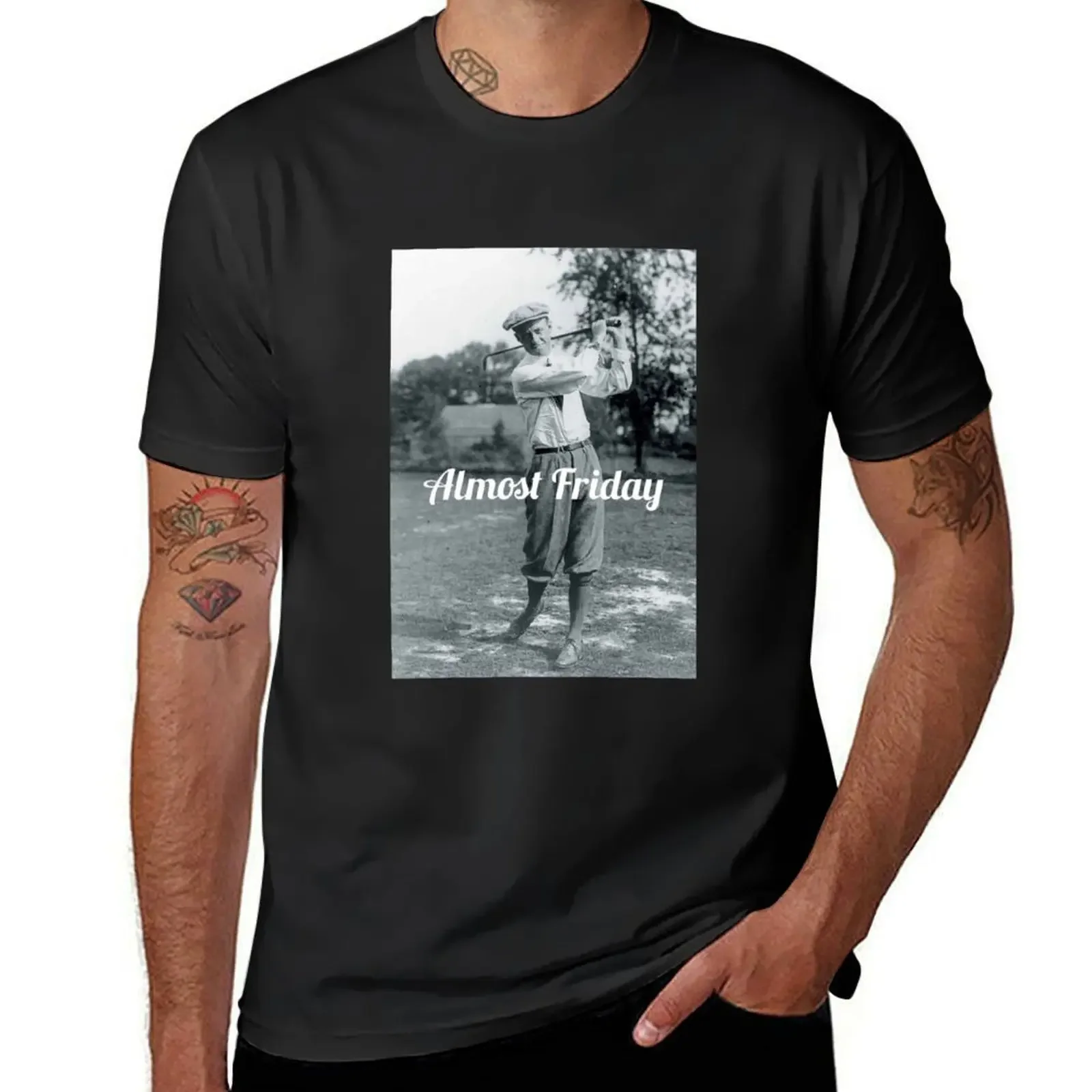 

Chick Almost Friday T-Shirt customs graphic tee shirt plus size men clothing