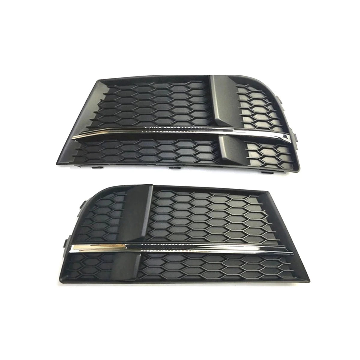 Fog Light Cover Lamp Frame Grille Fog Light Grille Car for Audi A3 S3 2017-2019