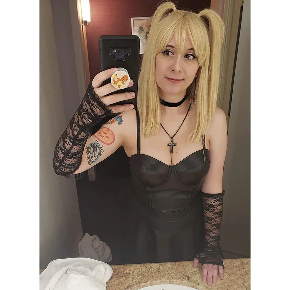 Vestire Accessori per abbigliamento da prestazione Guanti in pizzo Guanti mezze dita a braccio lungo Copertura per protezione solare Guanti sexy cosplay scuri