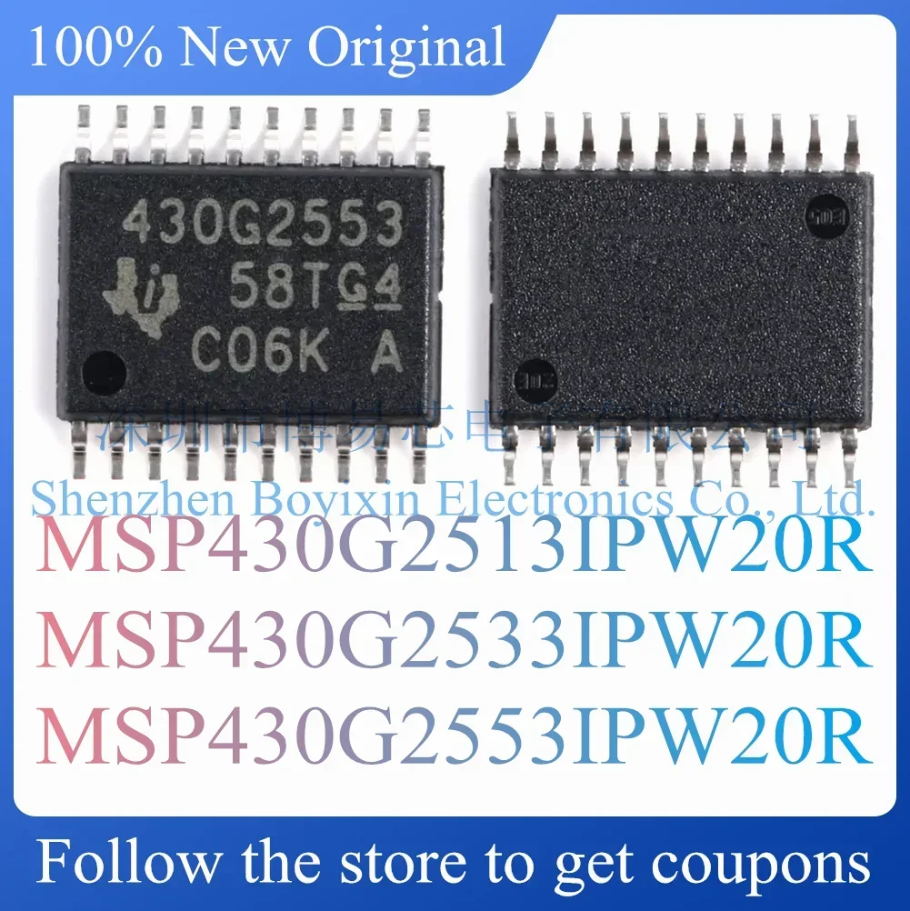 

NEW MSP430G2513IPW20R MSP430G2533IPW20R MSP430G2553IPW20R Original Product