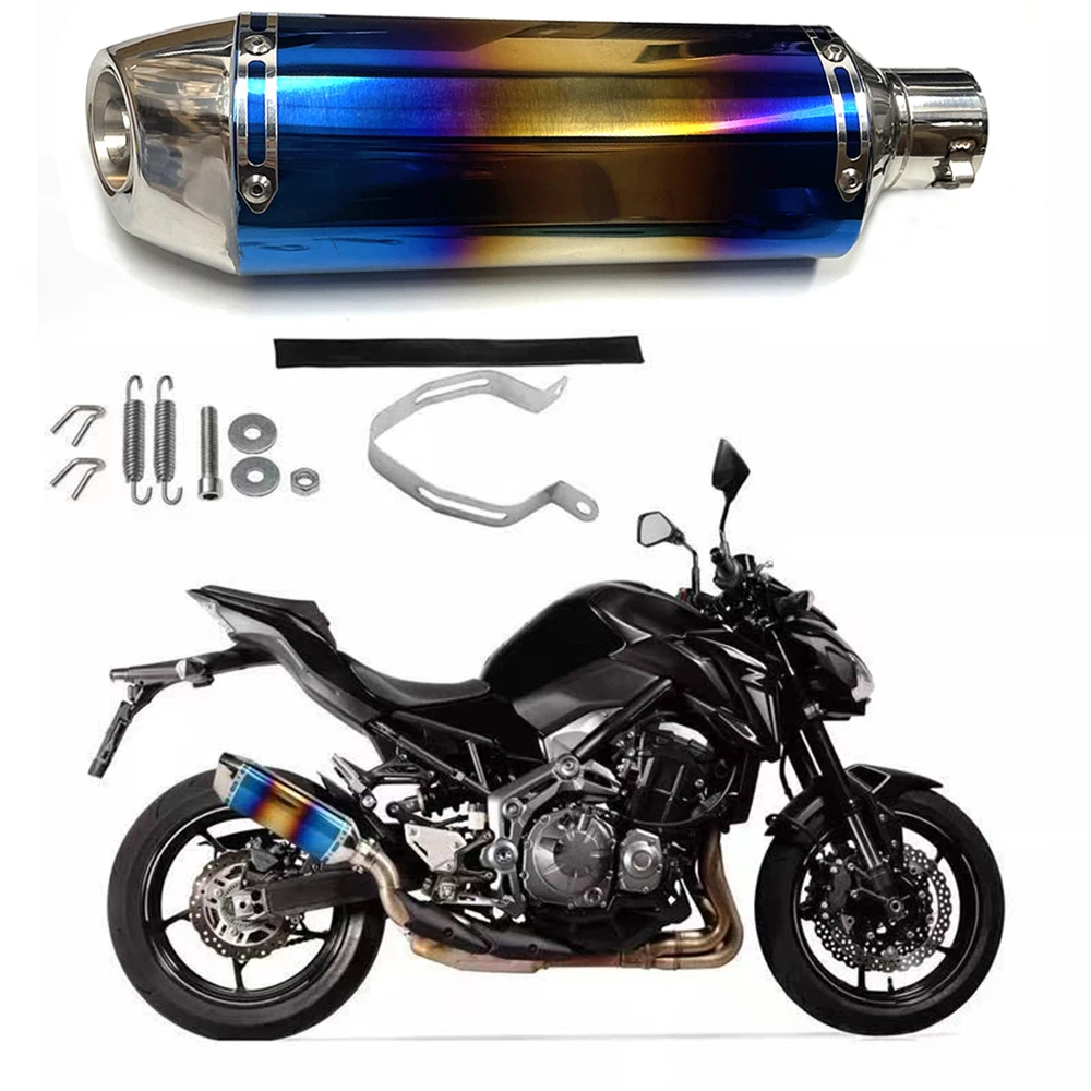 

Мотоциклетный глушитель с DB Killer, универсальный для Honda Z750 800 900 1000 ZX6R ZX10 Z900 1000 CBR1000 650