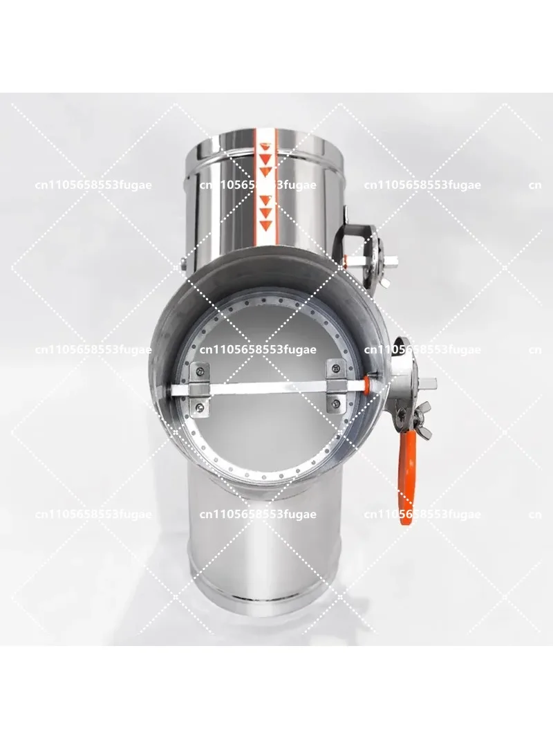 

Y type 3 way stainless steel air regulation damper for ventilation tube Air Duct Valve OD51mm-200mm