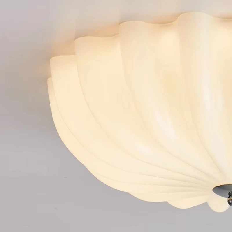 Flower Shape Modern Minimalist Ceiling Chandelier Cream Shape Warmth Lamp Children Bedroom Living Room Simple LED Ceiling Light