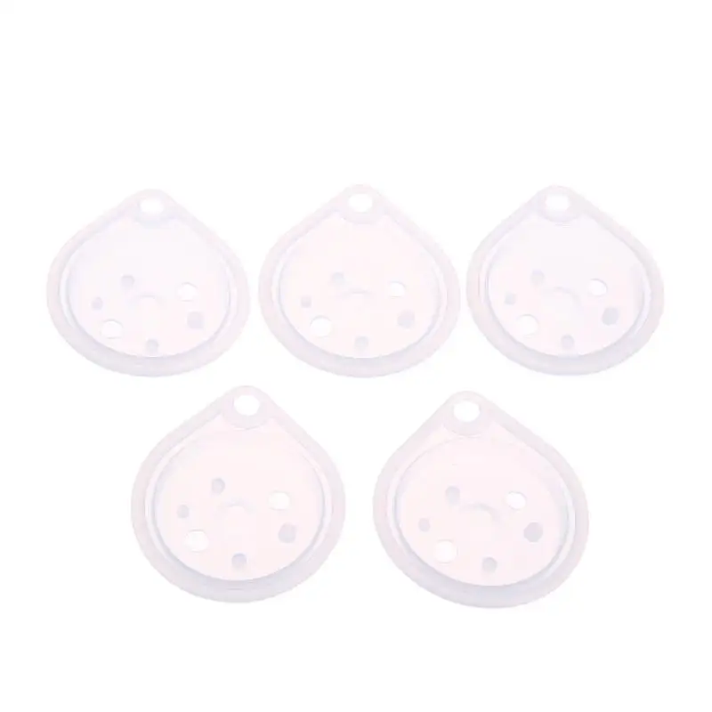 5Pcs 50MM Pressure Oval Silica Gel Inclined Hole Diaphragm For Water Heater Gas Water Heater Water Pressure Diaphragm
