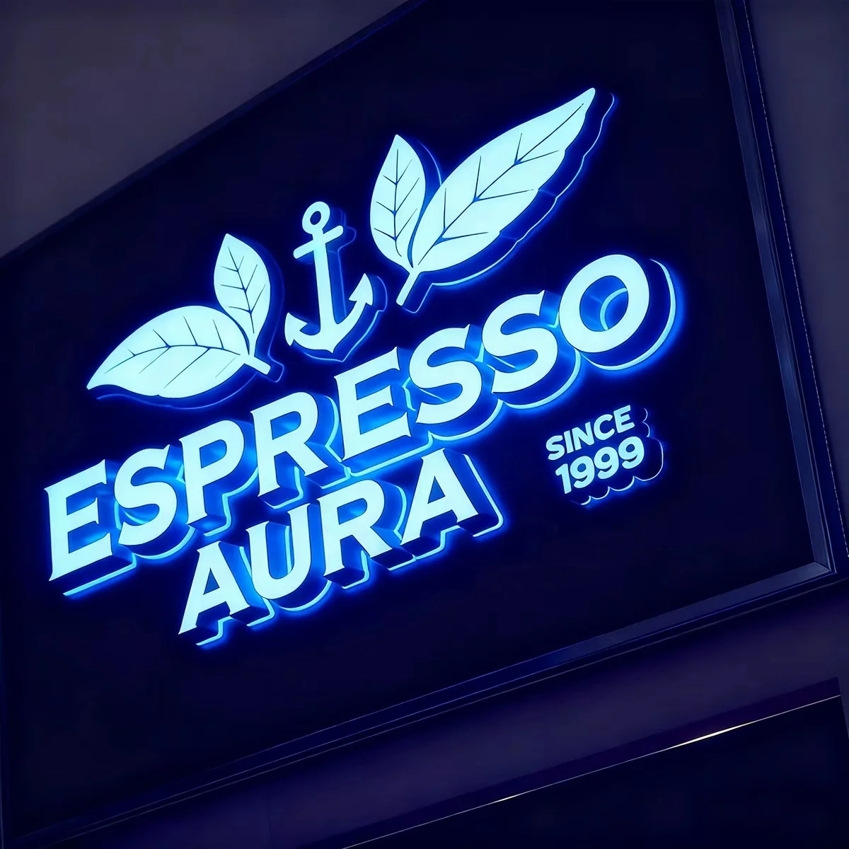 Letreros de tienda de negocios con logotipo 3D, letrero publicitario de pared de tienda acrílica para exteriores, letras de canal con iluminación frontal Led, tablero de letrero, letras LED