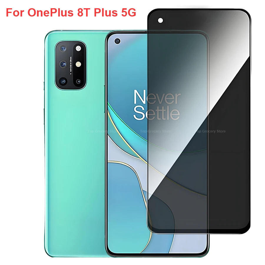 For OnePlus 8T KB2001 Anti Spy Privacy Tempered Glass Screen Protector Compatible For OnePlus8T Full Cover Screen Phone Film