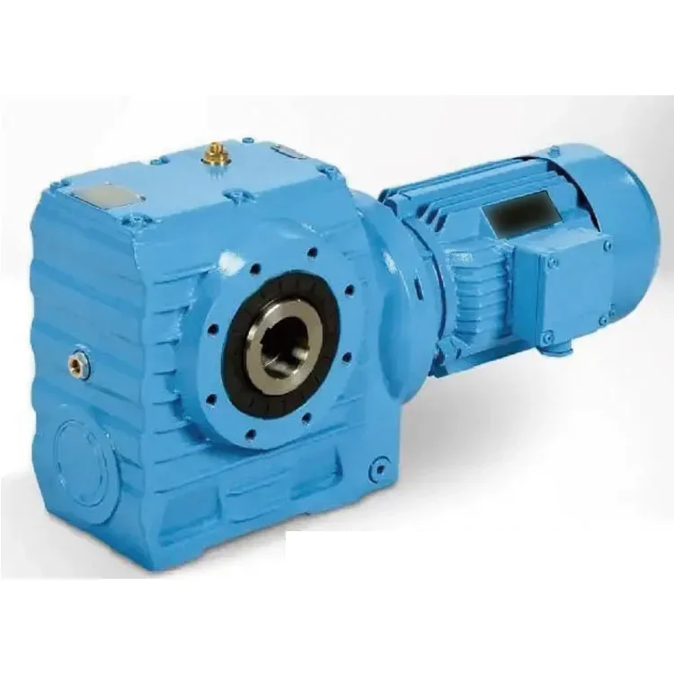 High Quality OEM custom s series SA47 helical worm high speed gearbox gear motor reducer for winch