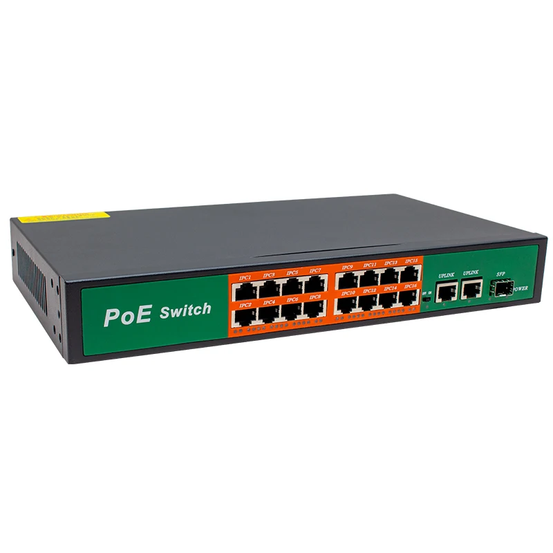 POWERMASTER 300W 10/MBPS 16 + 3 + SFP POE ETHERNET GIGABIT SWITCH