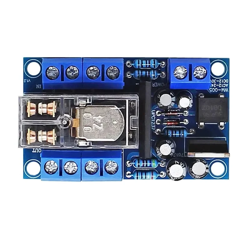 Placa de proteção de alto-falante fólico upc1237 para relé-diy interruptor passivo liga/desliga atraso módulo de funcionalidade anti-impacto