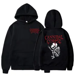 Hoodies impressos CANNIBAL-CORPSE, roupas unissex, top gótico, estética rock, harajuku, hip-hop, moda, novo, outono