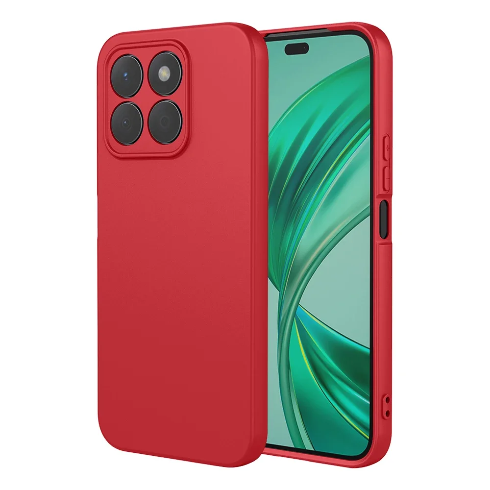 New Flexible Liquid Silicone Case For Honor X7C X6B X8B X7B X8a X7a X8 X6 4G 5G Protective Cover Bumper Capa Shell Fundas Coque