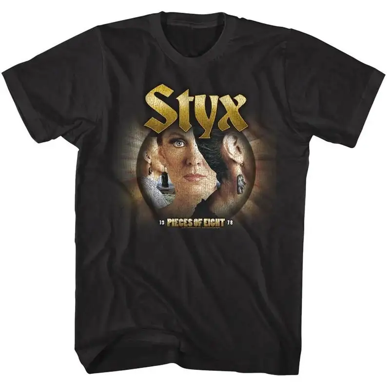 Styx Band Men's Shirt Pieces of Eight Album Cover Vintage Tees