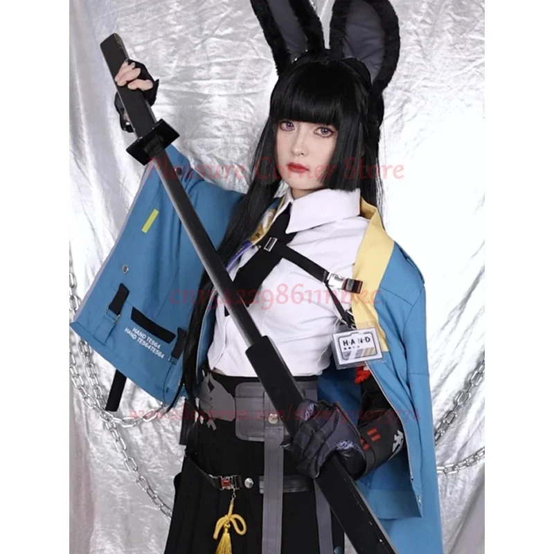 

XS-3XL В наличии Game Zenless Zone Zero Hoshimi Miyabi Косплей Полный Fet Костюмы Костюм Платье Парик Обувь Propr, 7;k'2.s;9,