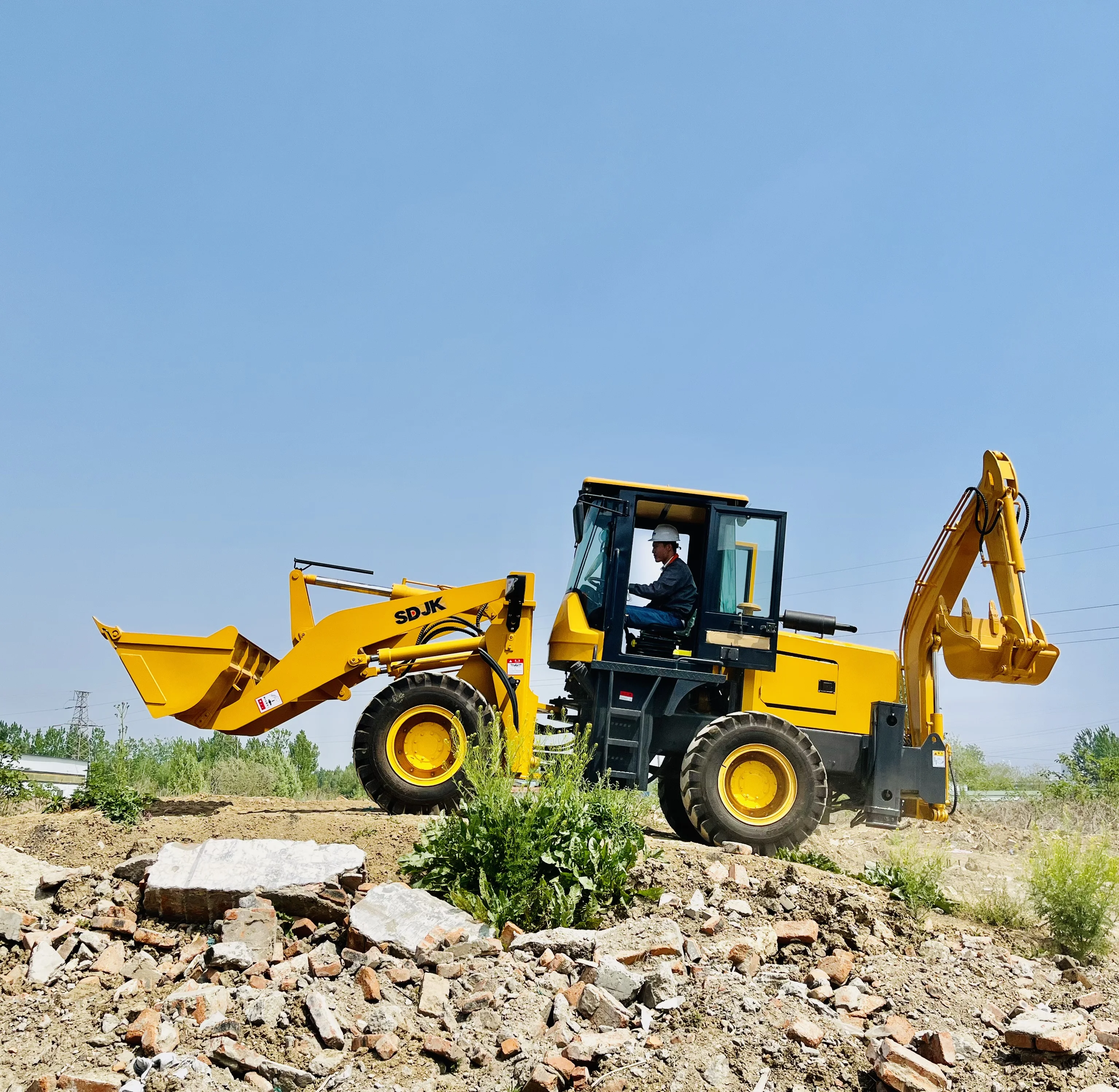 New Small Backhoe Wheel Loader with CE ISO Front End Loader Prices and Factory Price for Sale Backhoe Loader