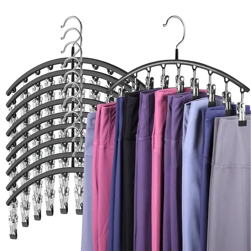 

【ГОРЯЧИЕ ТОВАРЫ】Шарки для одежды, носки из нержавеющей стали с несколькими зажимами, ветрозащитная стойка для балкона, функция подвешивания колготок