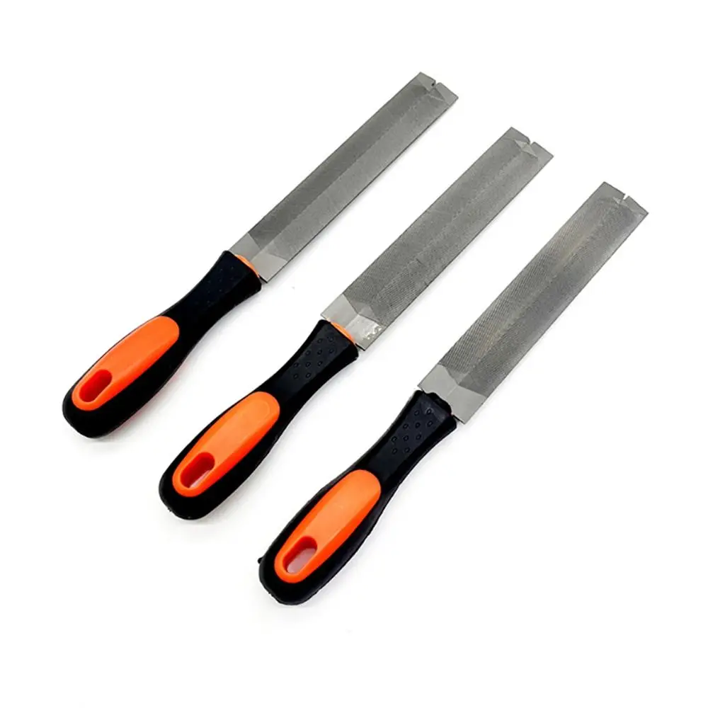 1 قطعة منشار التقليم المعيني ملف مثلث المعادن الخشب عرموش مع مقبض TPR T12 تحمل الصلب النجارة أداة اليد