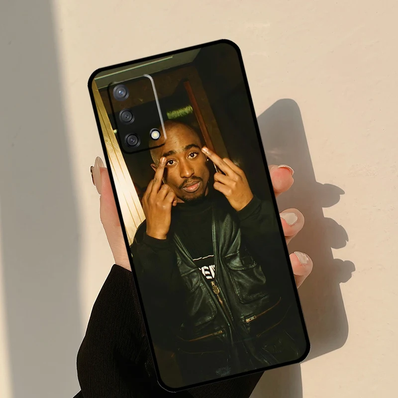 مغني الراب 2pac المغني توباك ل OPPO A74 A54 A94 A53S A54S A31 A5 A9 A52 A72 A91 A93 A96 A15 A17 A57 A77 حافظة هاتف