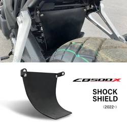 Motorcycle Shock Shield Protective For Honda CB500X CB 500 X 500X CB500 2022 -2024 Accessories Rear Fender Mudguard Splash Guard