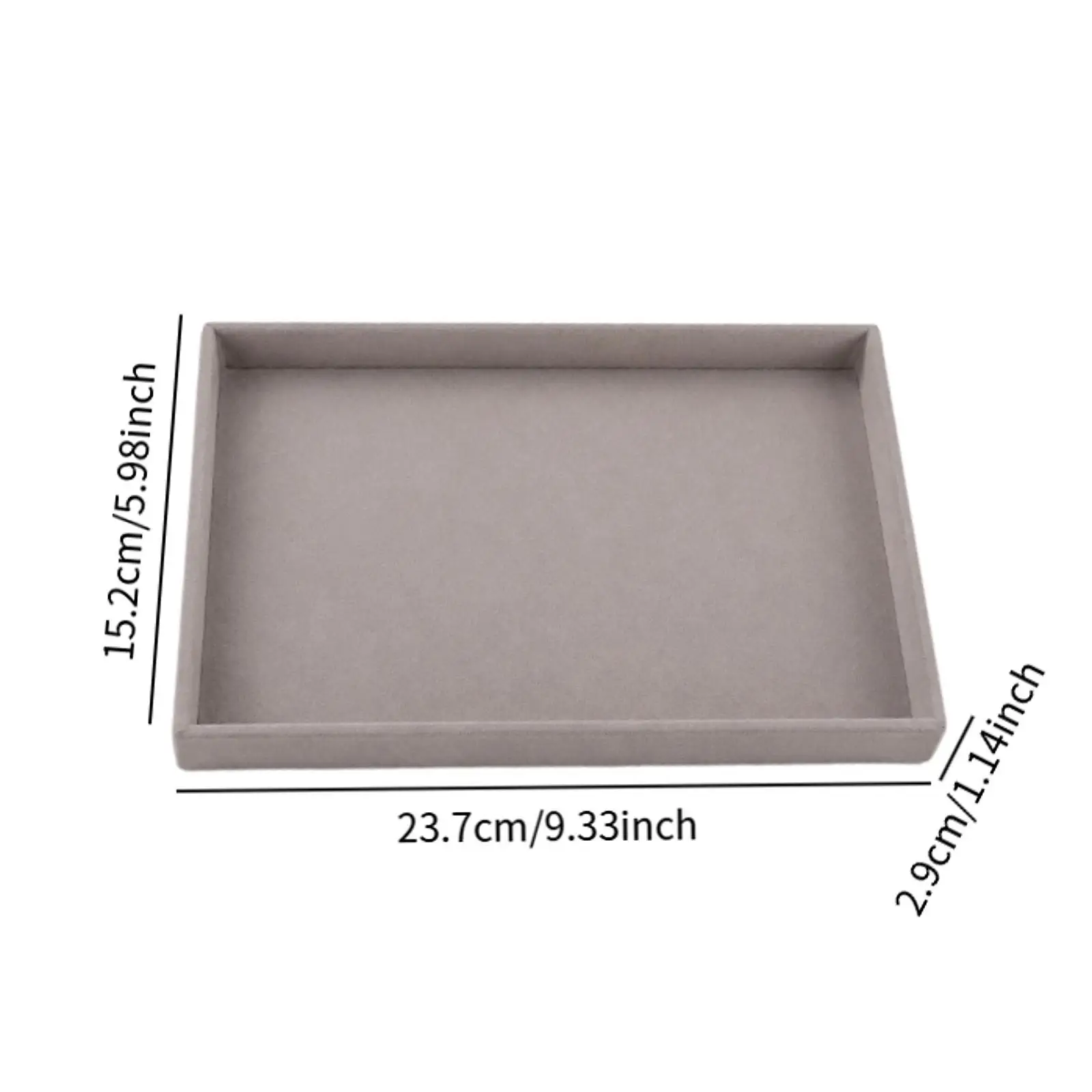 

Jewelry Organizer Tray Jewelry Storage Display Countertop Elegant Practical Necklace Organizer Earring Display for