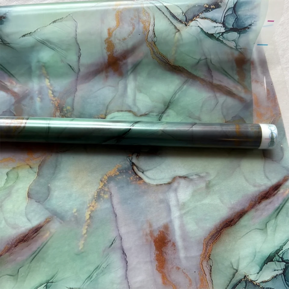Flowing Ink Art Colorful Marble Hydrographic Water Transfer Printing Film 0.5x2m,PVA Car Interior/Home Decor Hydro Dip Film 161