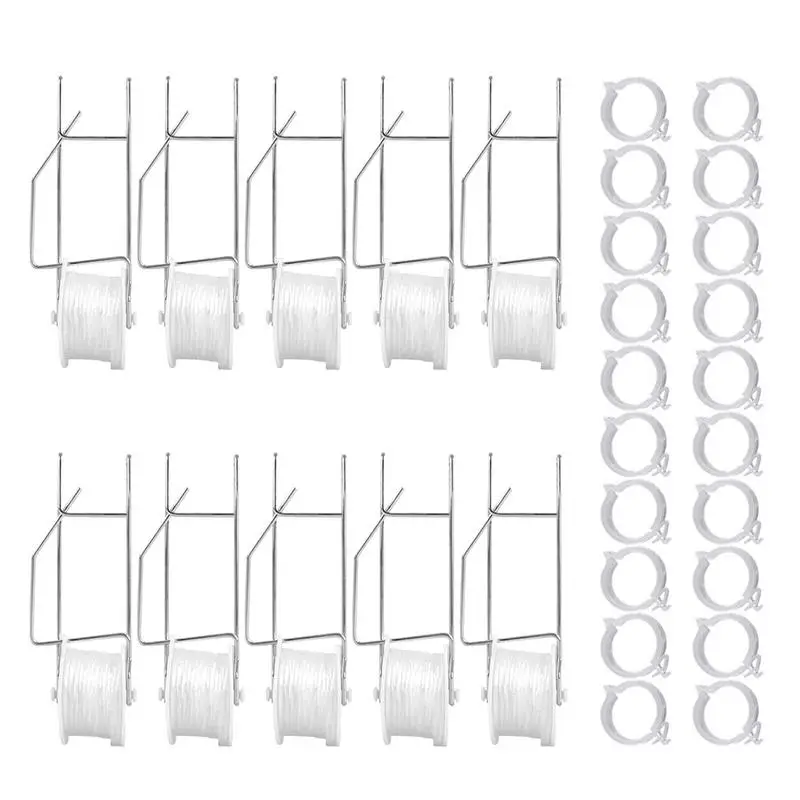 

Vegetable Clips For Vines Garden Support Hooks For Vegetable Labor-Saving Support Hooks For Tomatoes Eggplants Multipurpose